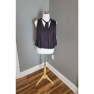 NWT Free People Forget Me Not Tank, Black, Size XS